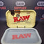 RAW Metal Dab Rolling Tray - Silicon Cover - Small