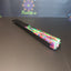 Holographic Reflective Clack Fan – 33cm | Premium Bamboo Rave Fan for Festivals & Parties