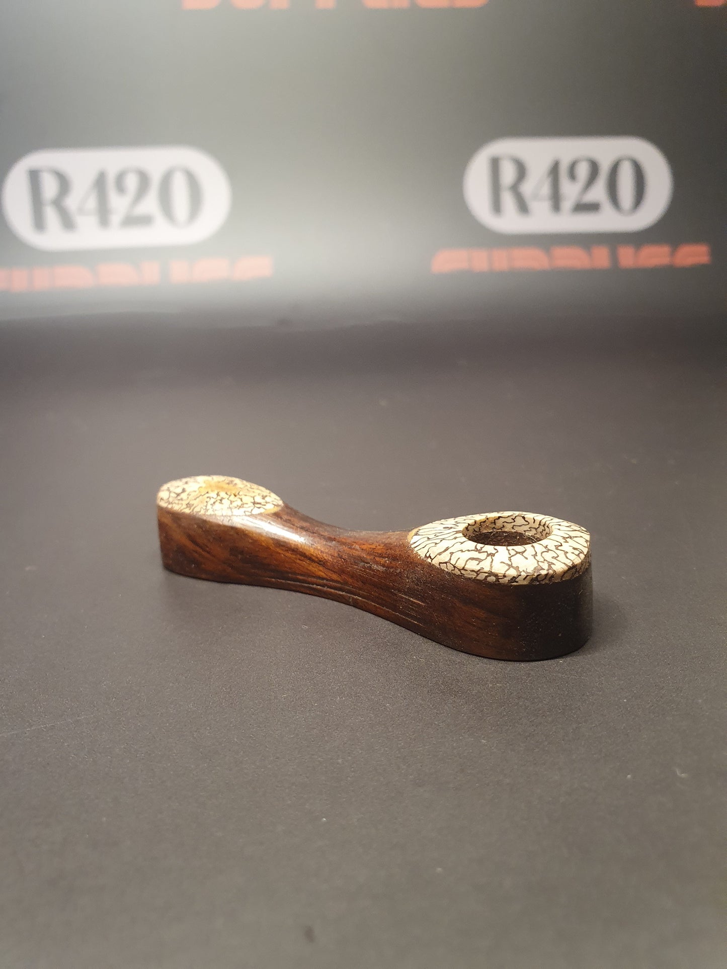 Small Wooden Spoon Pipe - 75mm