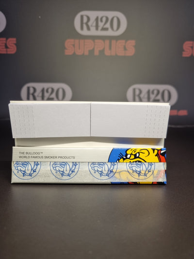 The Bulldog Zilver Vloei - Kingsize Slim + Tips