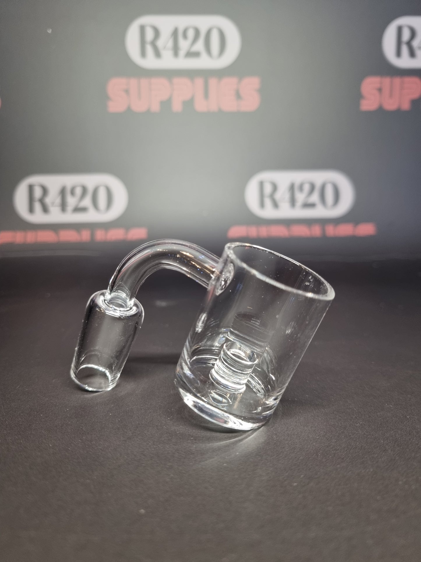 Kwartsbanger met regenboogeffect - 14 mm mannelijke fitting