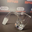 Quartz Banger - 14mm / 90° Male Fitting - Flat Bottom Bucket with Autospin