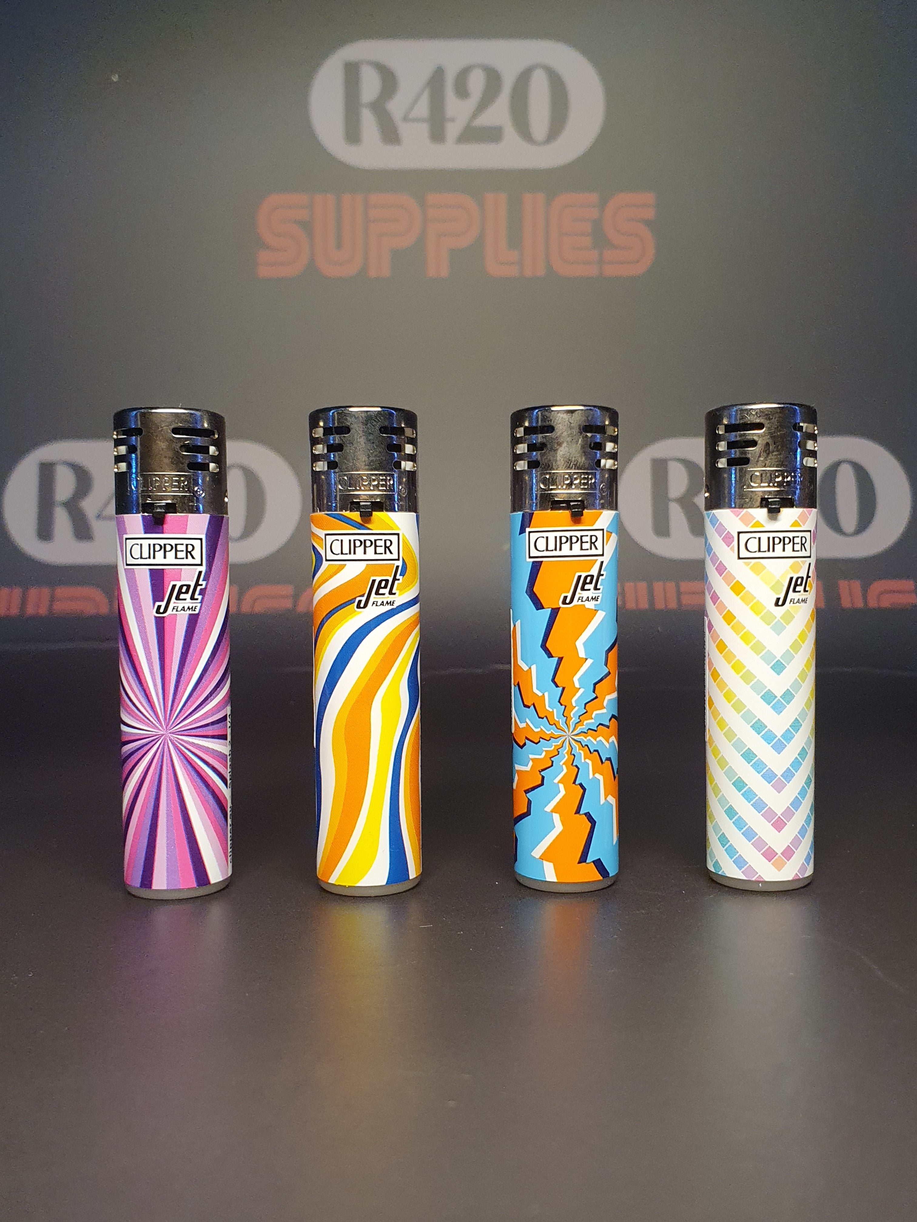Clipper Jet Flame Lighter - Splash 2