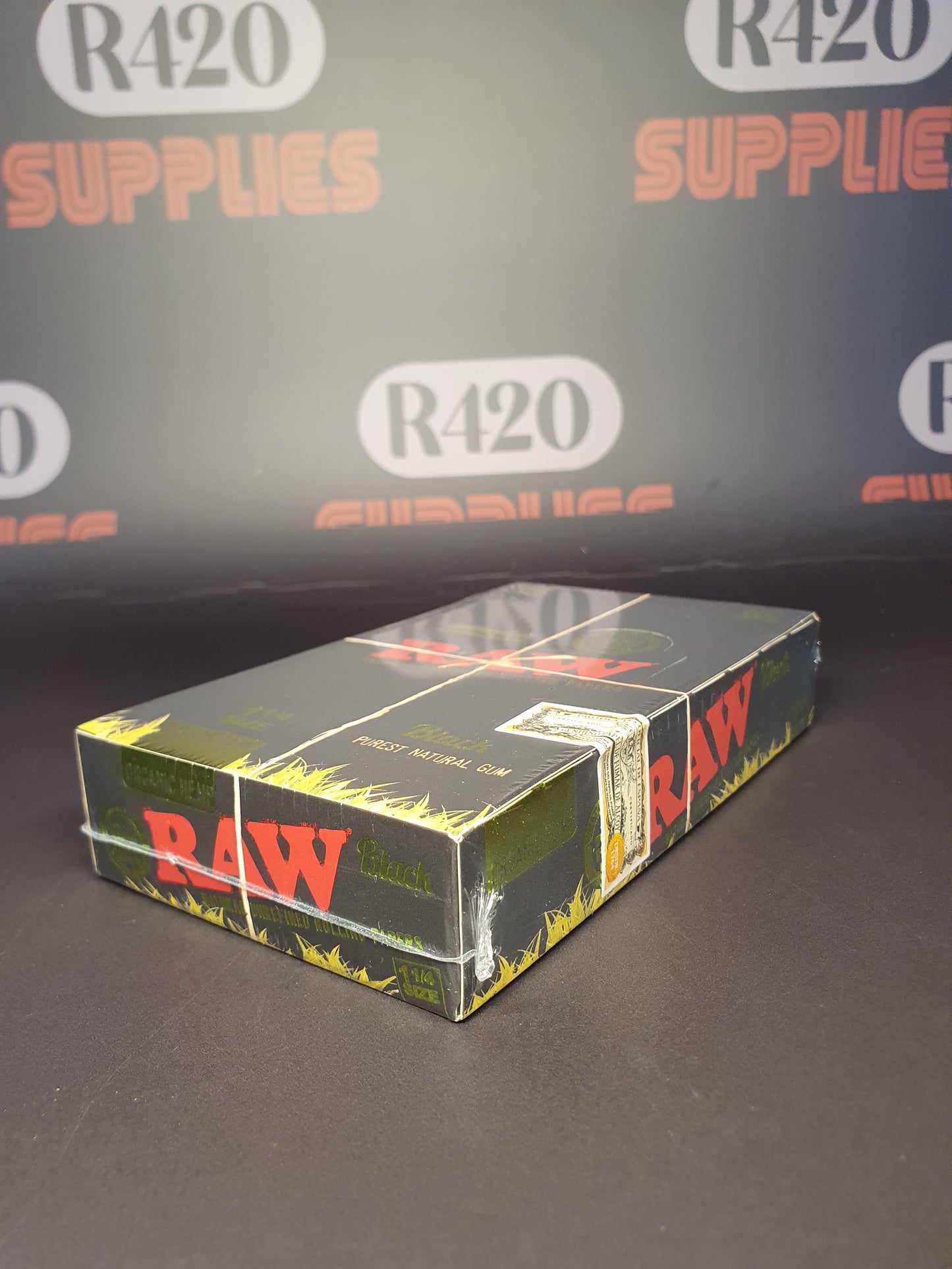 RAW Black Organic 1 1/4