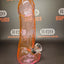 Glass Penis Shaped Bong - 17cm - Pink