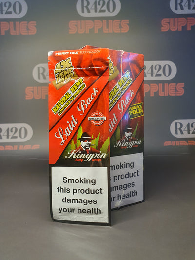 Kingpin Hemp Wraps - 4 Pack - Laid Back