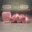 Best Buds 4-delige Aluminium Grinder - Vierkant - Roze