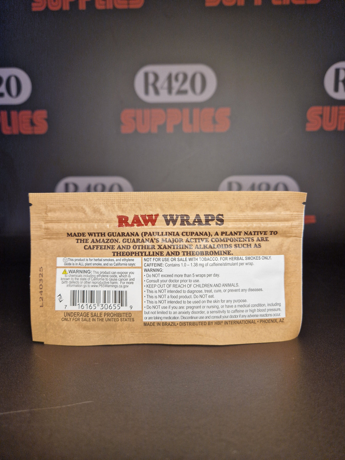 RAW Guarana Wraps - Original