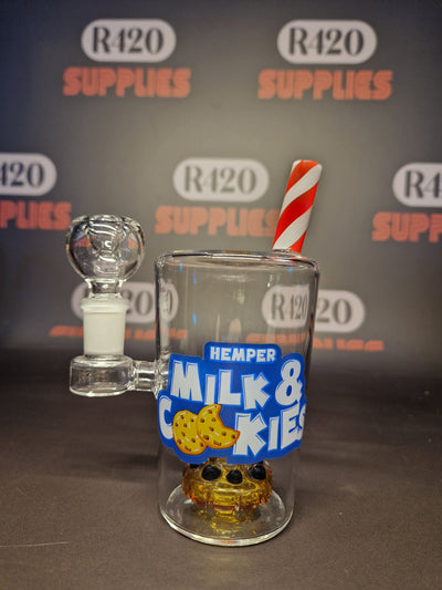 Hemper Glass Bong - Milk & Cookies