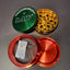Hammercraft x RAW Aluminium  Grinder - 4 Piece  - Large 61mm - Rasta
