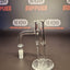 Quartz Slurper- 10mm / 90° Male Fitting - Ornate Dish & Autospin - Clear