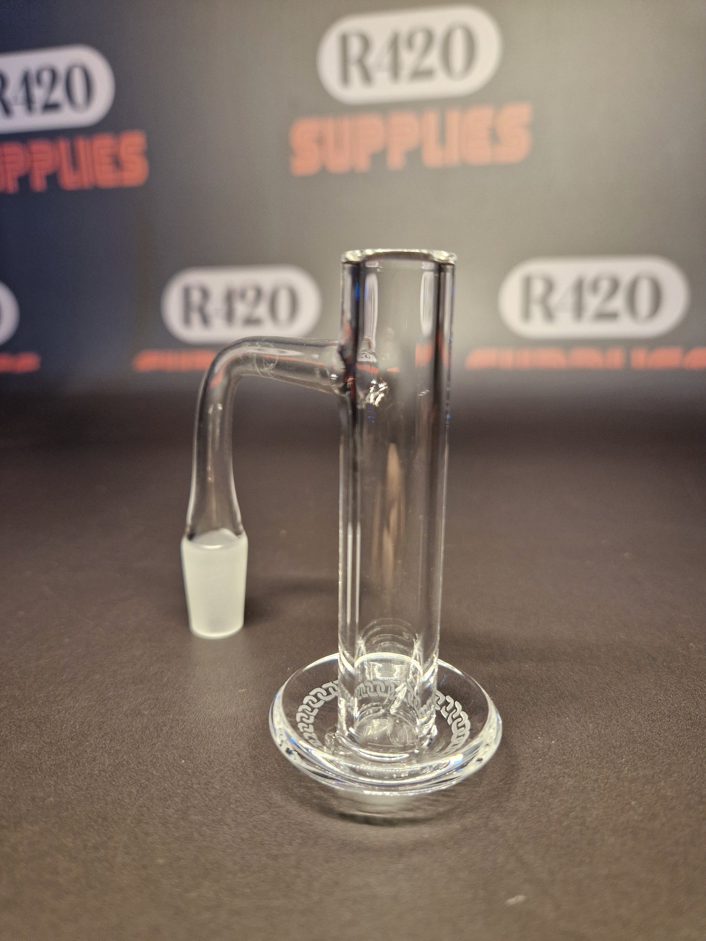 Quartz Slurper- 14mm / 90° Male Fitting - Tall & Clear
