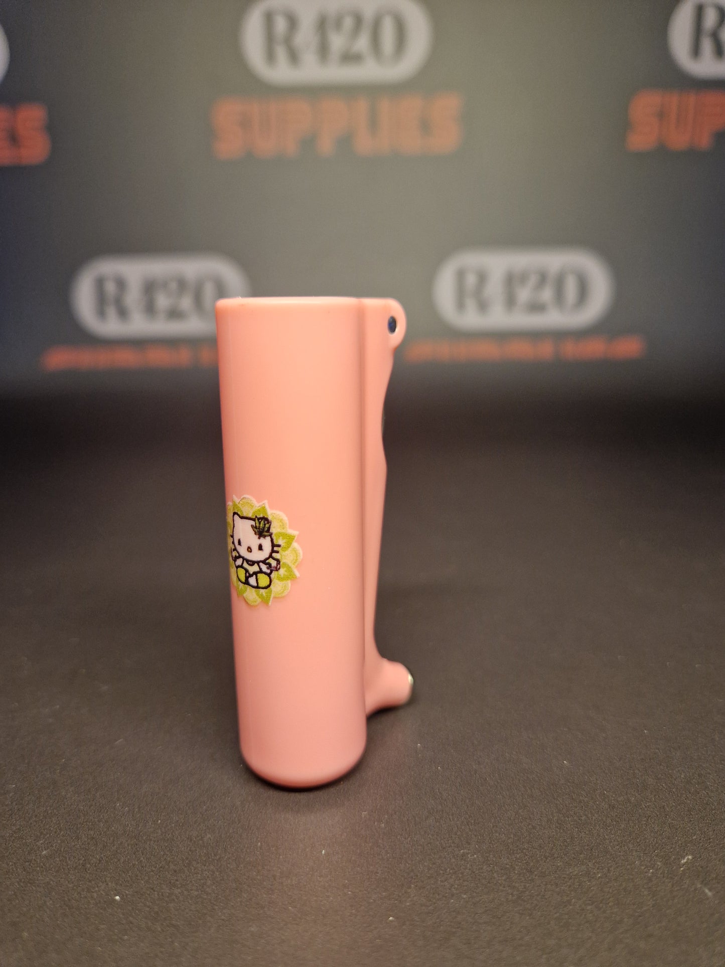 Clipper Lighter Holder - Stoner Kitty Design - Pink