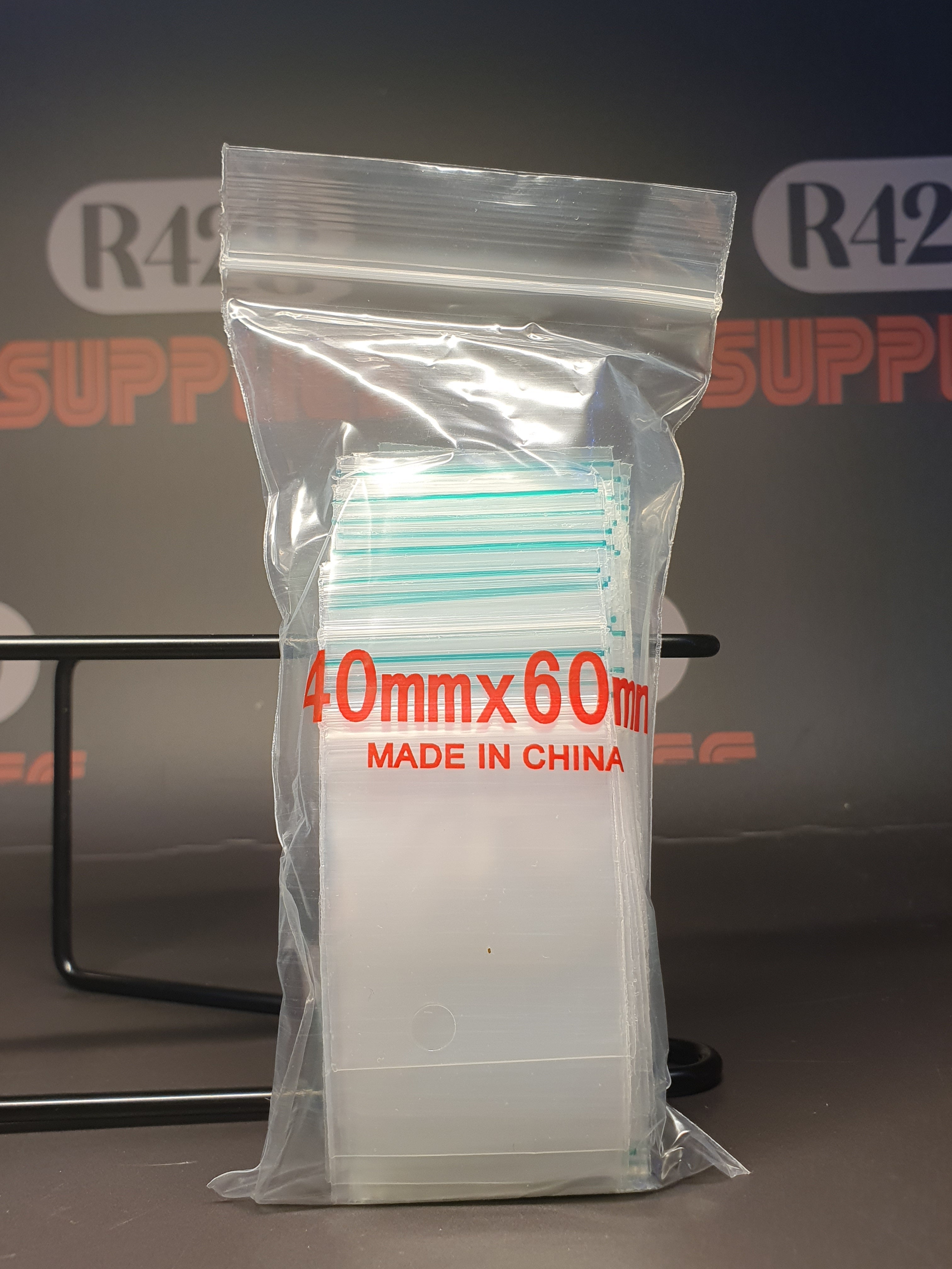 Ziplock Bag - Clear - 40x60mm -  50ų Strong (100)