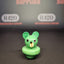 Glass Carb Cap - Bear - Mixed Colours