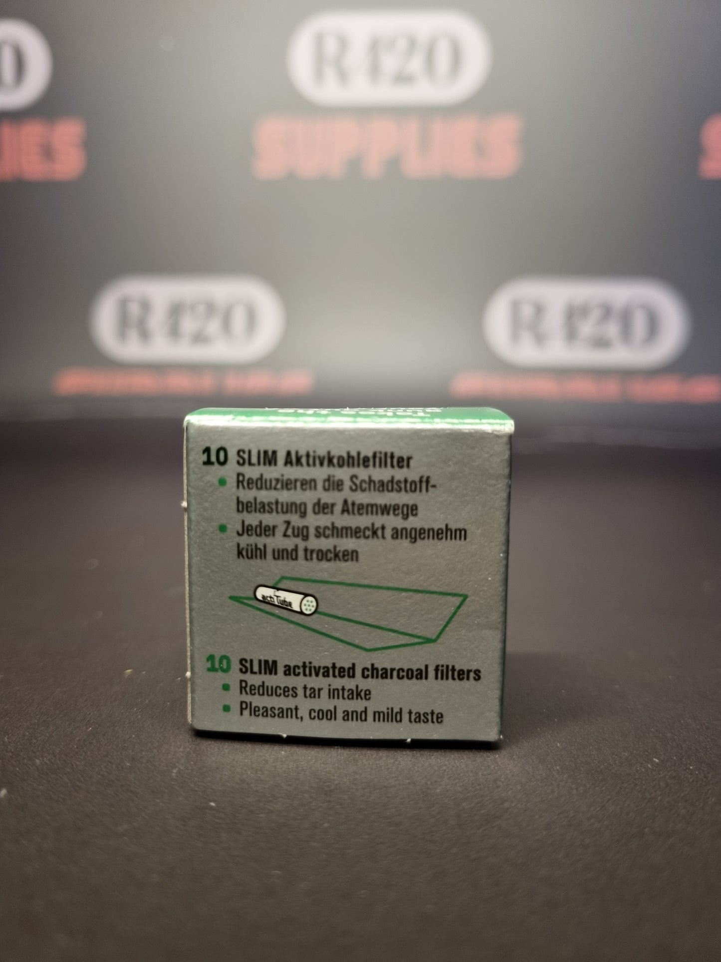 actiTube Koolstoffilters - 10 Stuks - 7mm Slim