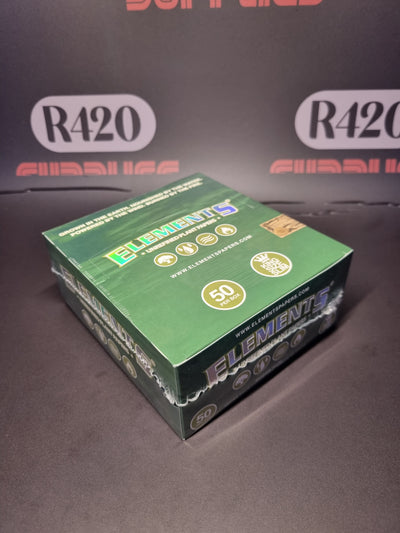 Elements Green Kingsize Slim - Ongeraffineerd plantenpapier