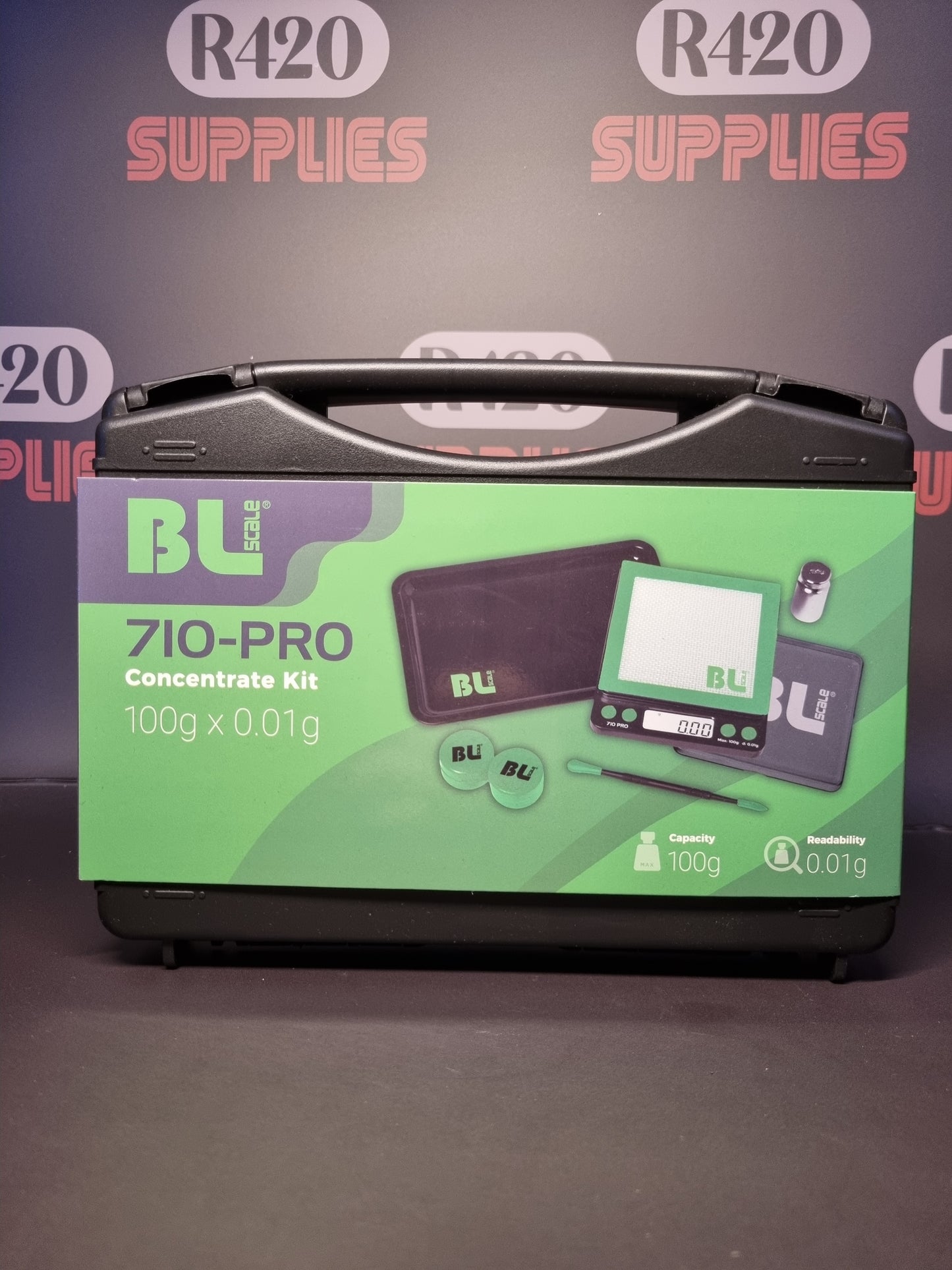 710-Pro Digitale Weegschaal met Weegplateau (Concentraat-/Extractkit) - 0,01 g / 100 g