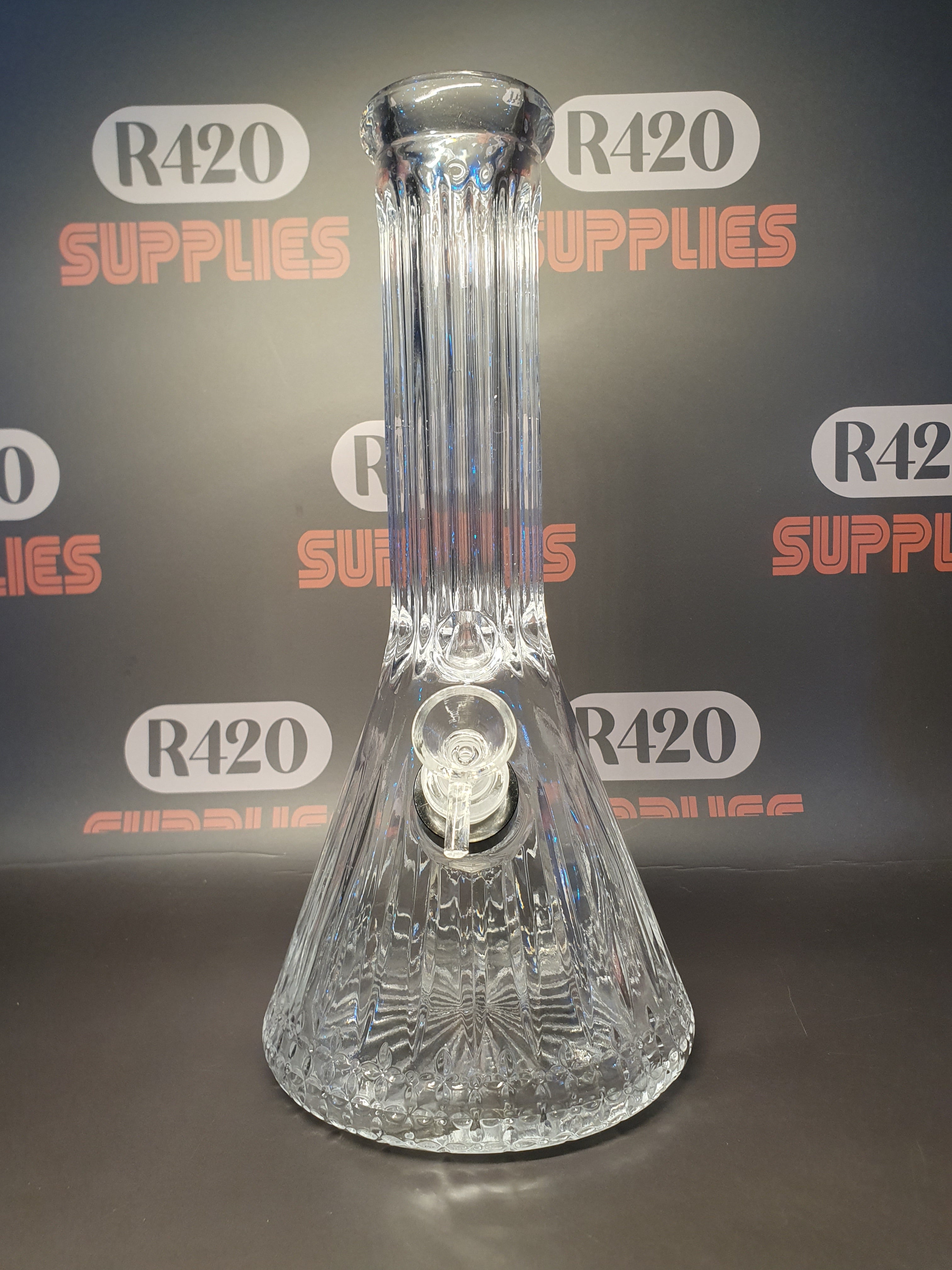 Chongz Cut Glass Beaker Bong - Large 30cm