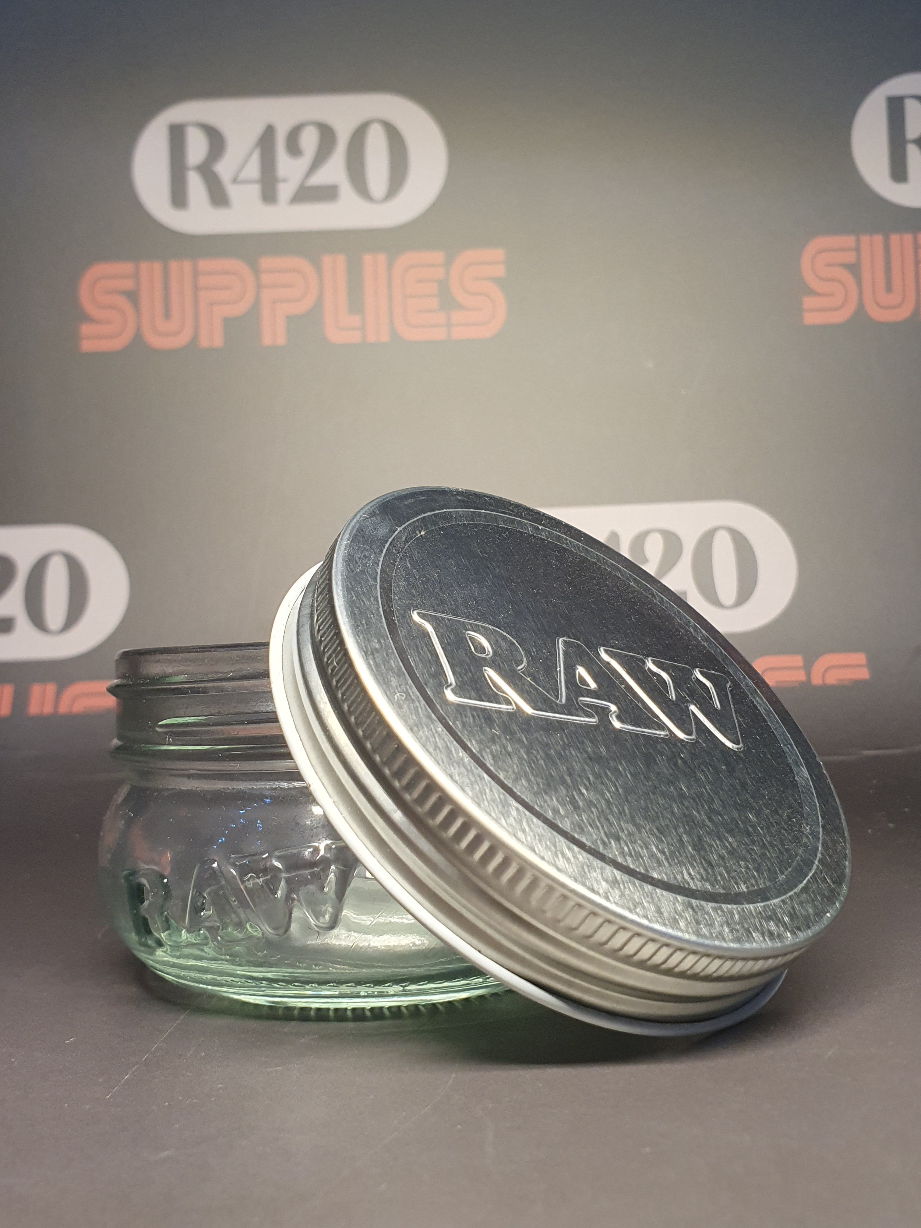 RAW Smell Proof Cosy and Mason Jar - Small 6oz