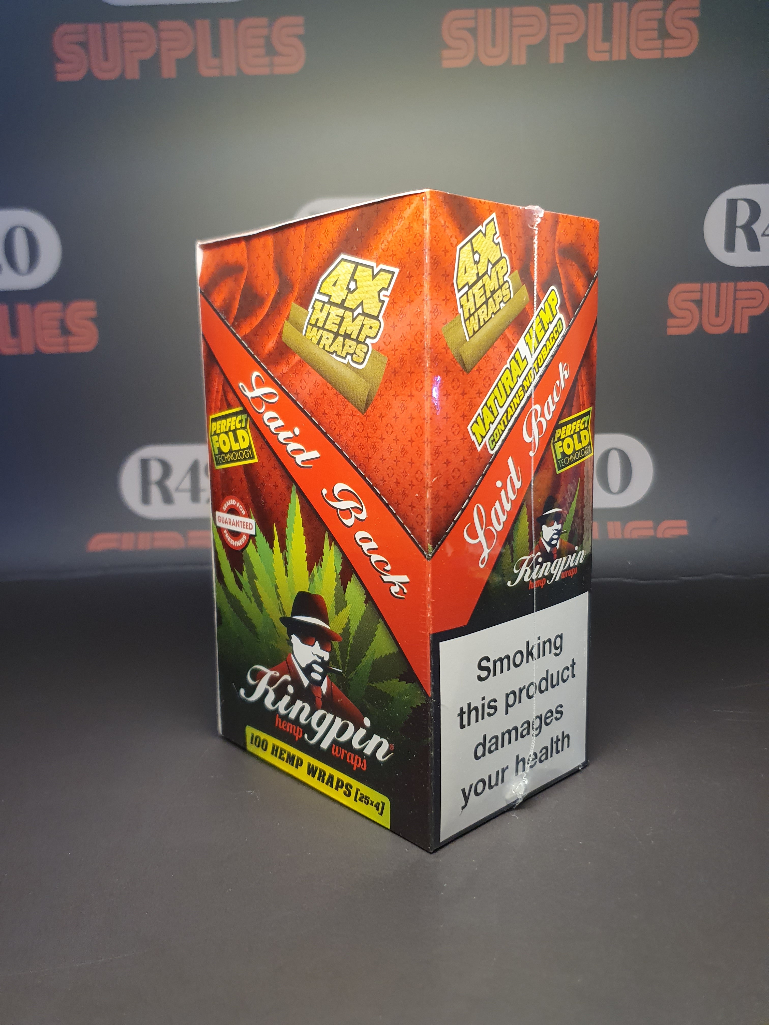 Kingpin Hemp Wraps - 4 Pack - Laid Back