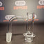 Quartz Banger - 14mm / 90° Male Fitting - Tall & Thin - Flat Bottom Bucket with Autospin