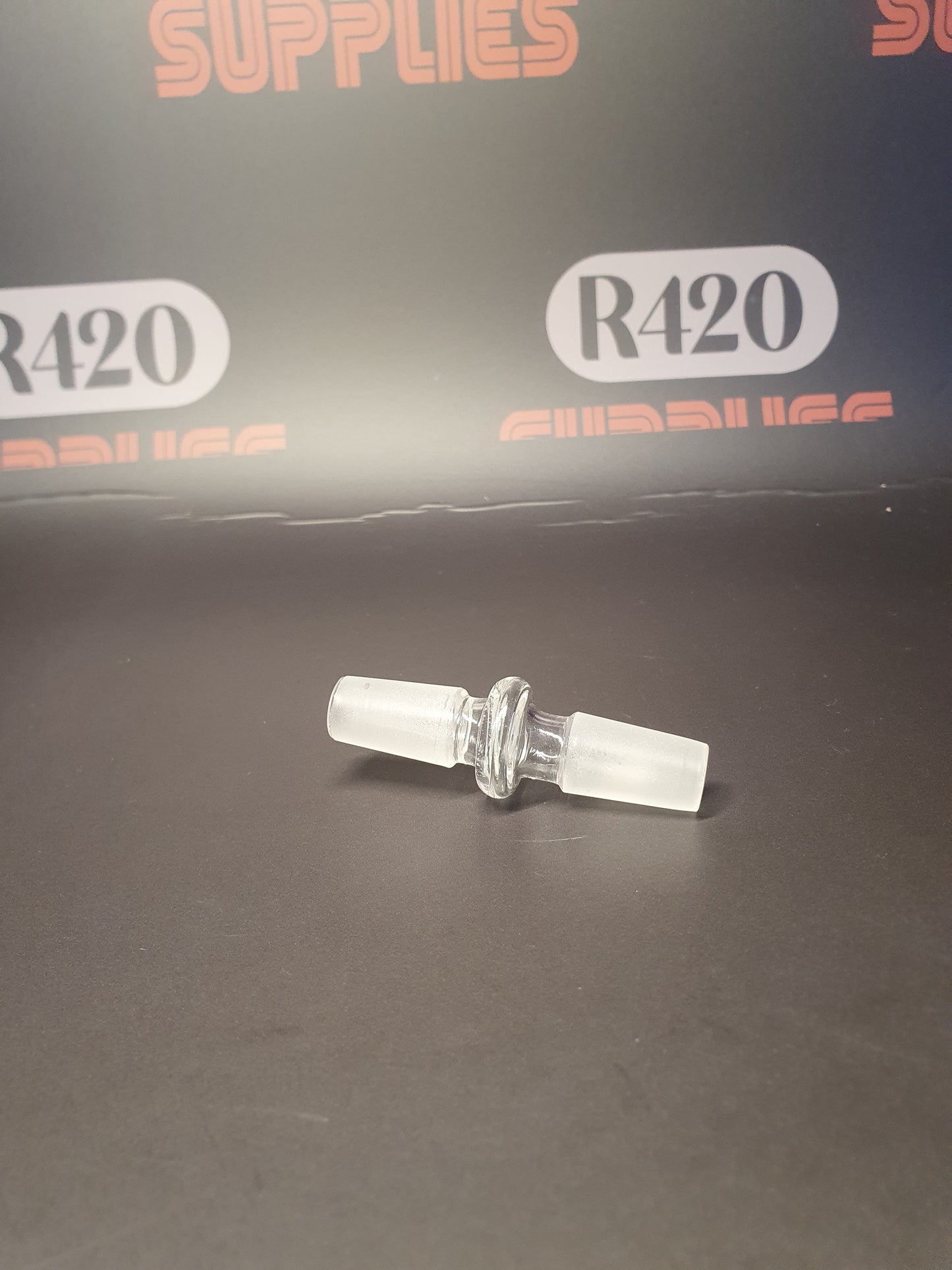 Glazen Adapter - 14mm Mannelijk naar 14mm Mannelijk