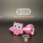 Pink Owl Pipe - Silicone 12cm