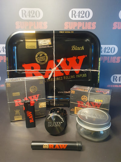 RAW Black Bulk Paper Giftset - Free Postage!