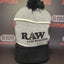 RAW X Rolling Papers Winter Knit Hat - Black & Grey