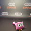 Pink Owl Pipe - Silicone 12cm