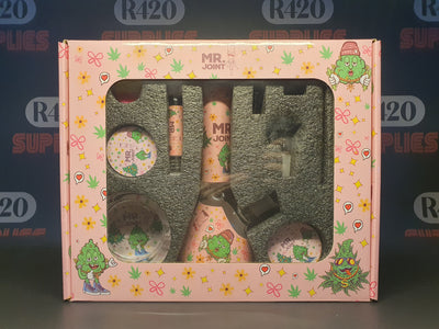 Pink 12 Piece Glass Bong Giftset