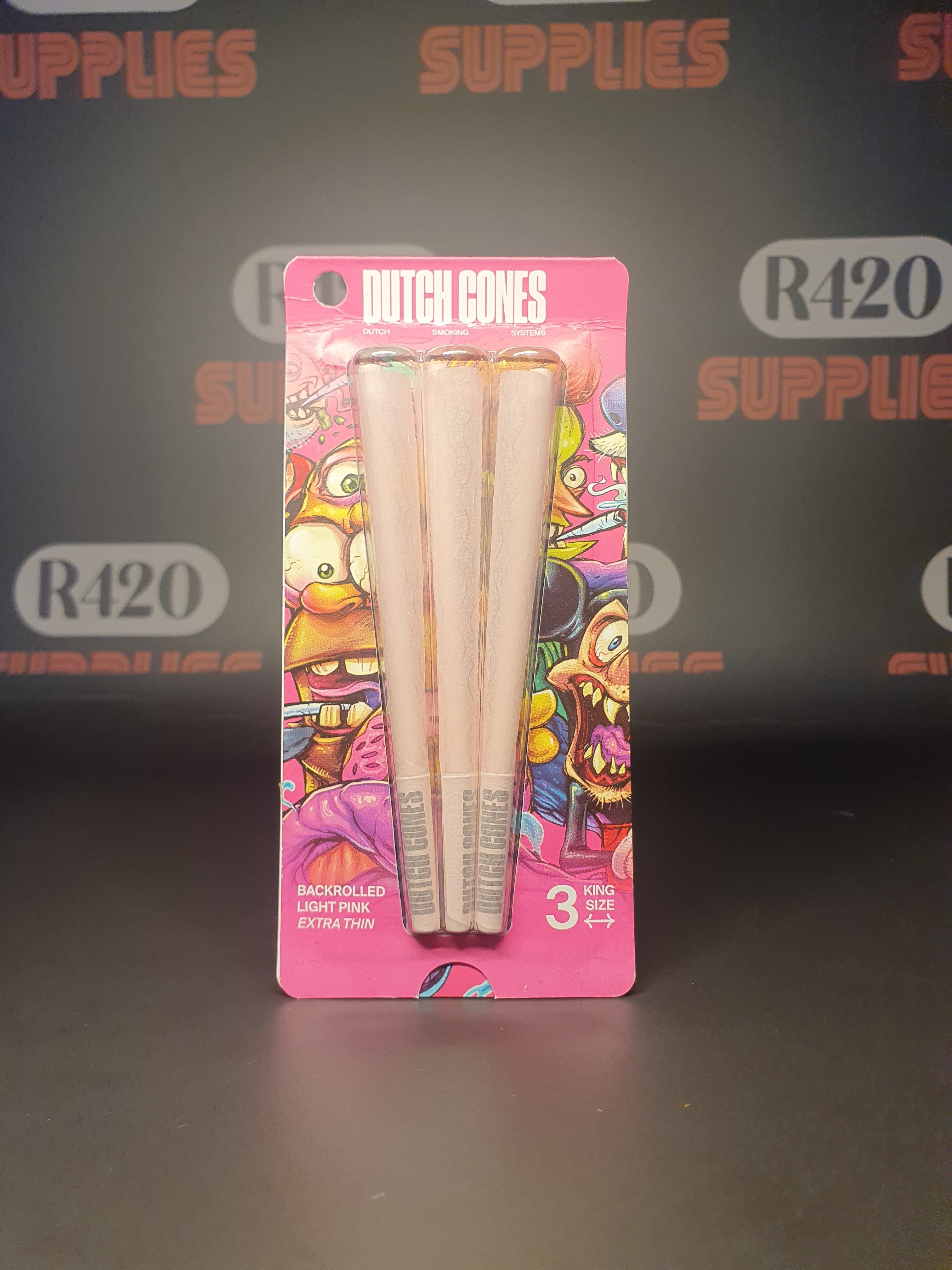 Dutch Cones - Kingsize - 3 Pack - Pink