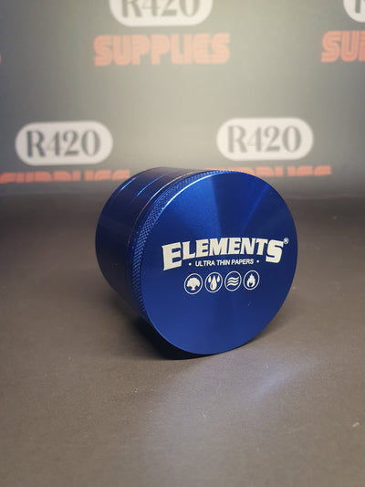 Aluminum Metal Grinder - 4 Part - Medium 55mm - Blue