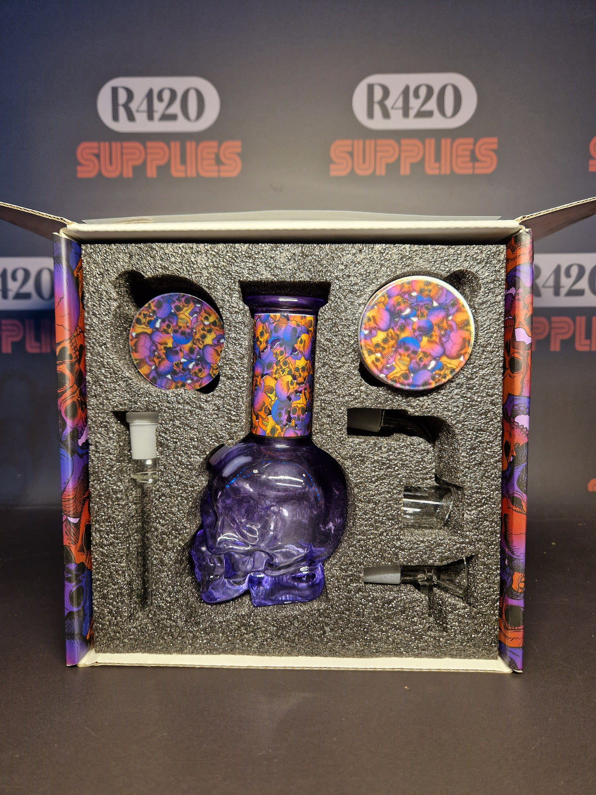 Glass Bong & Dab Rig Set