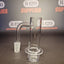 Quartz Banger - 14mm / 90° Male Fitting - Tall & Thin - Flat Bottom Bucket with Autospin