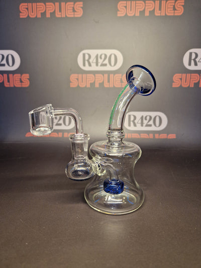 Black Leaf - Glazen Dab Rig - H250mm