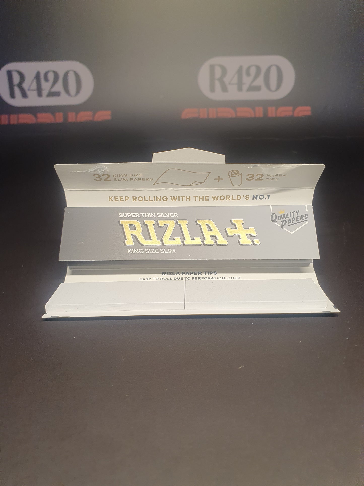 Rizla Zilver Kingsize Slim + Tips Combipakket