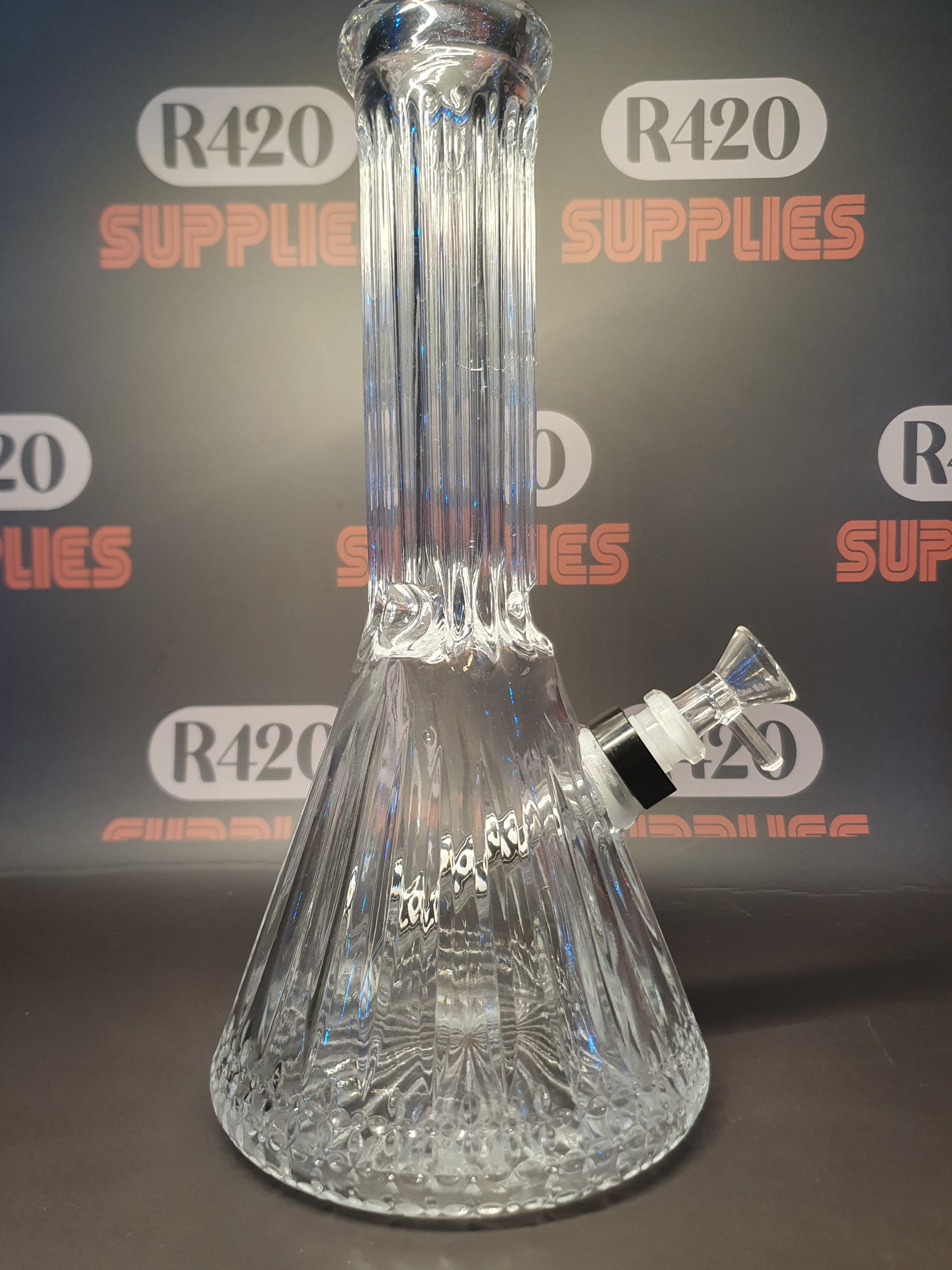 Chongz Cut Glass Beaker Bong - Large 30cm