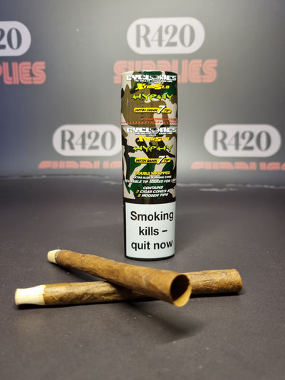 Cyclones Hennep Cones - Langzaam Brandend - 2 Stuks - Hyphy