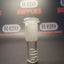 Glazen downstem-diffusor - 18 mm buitenzijde 14 mm binnenverbinding 30 mm