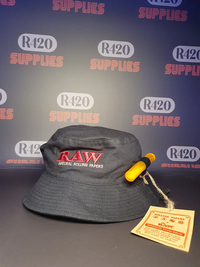 RAW Smokermans Bucket Hat - Black