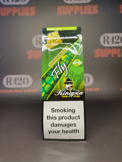Kingpin Hennep Wraps - 4 Pack - Vlieg 