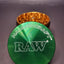 Hammercraft x RAW Aluminium  Grinder - 4 Piece  - Large 61mm - Rasta