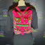Jacquard Rugzak in Nepalese Stijl – Festival Roze