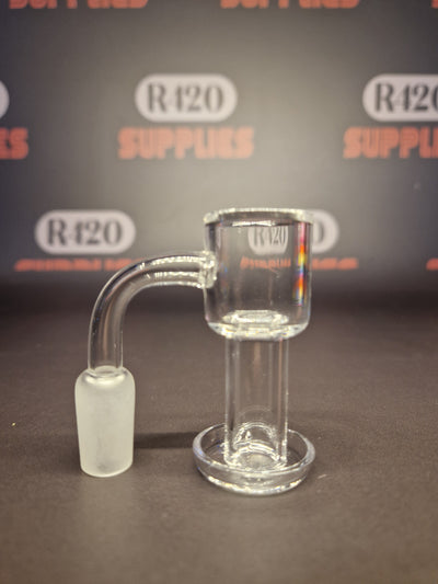 Quartz Slurper- 14mm / 90° Male Fitting - Clear