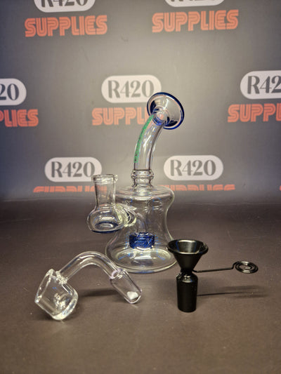 Black Leaf - Glazen Dab Rig - H250mm