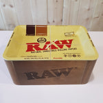 RAW Wooden Stash Box with Tray Lid - Mini