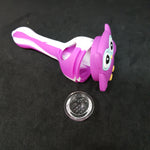 Pink Owl Pipe - Silicone 12cm