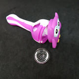 Pink Owl Pipe - Silicone 12cm